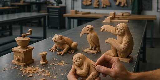 Taller de tallado en madera